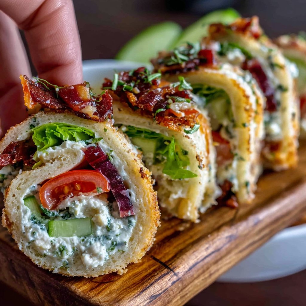 Crunchy Veggie Lunch Roll-Ups