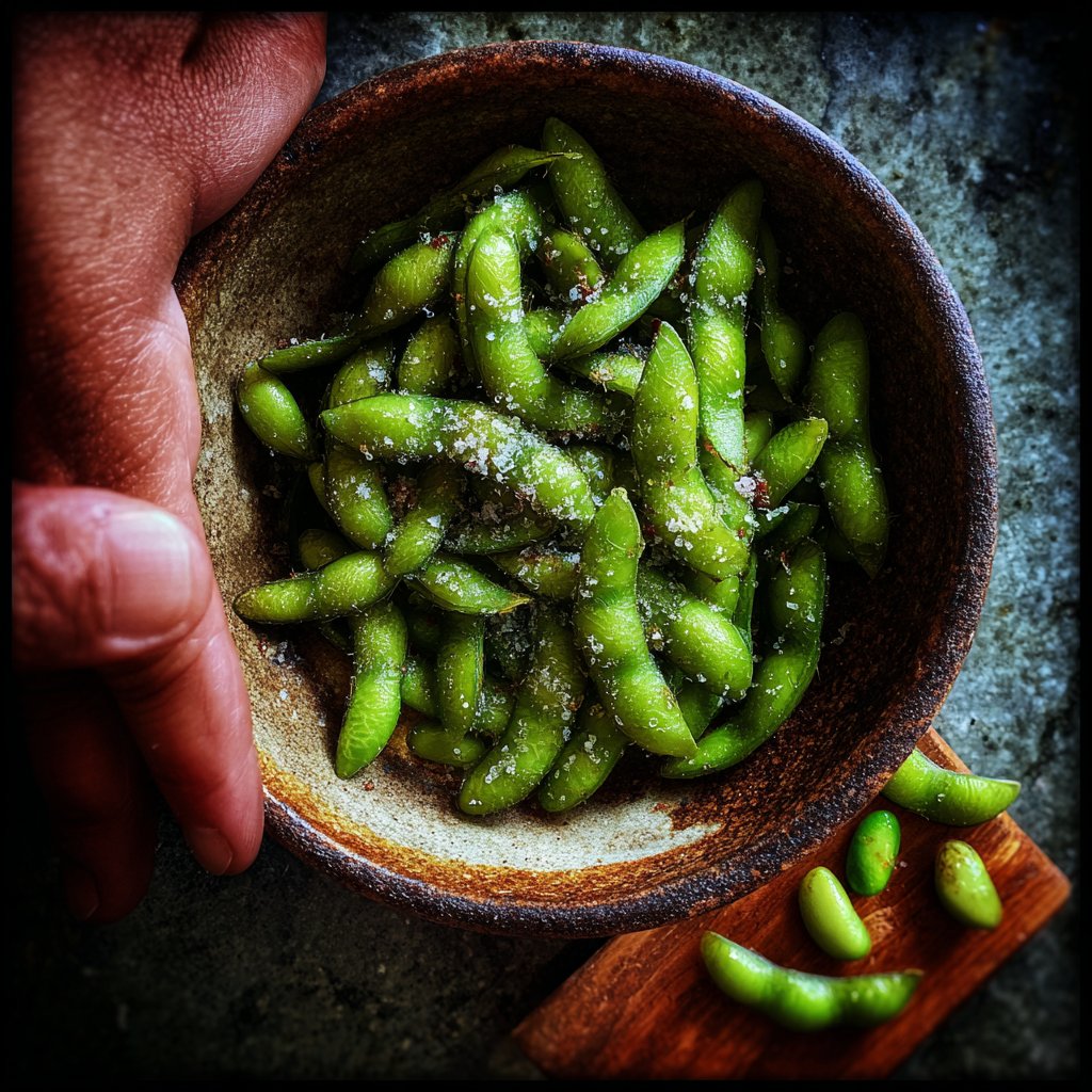 Herbal Garlic Edamame Delight