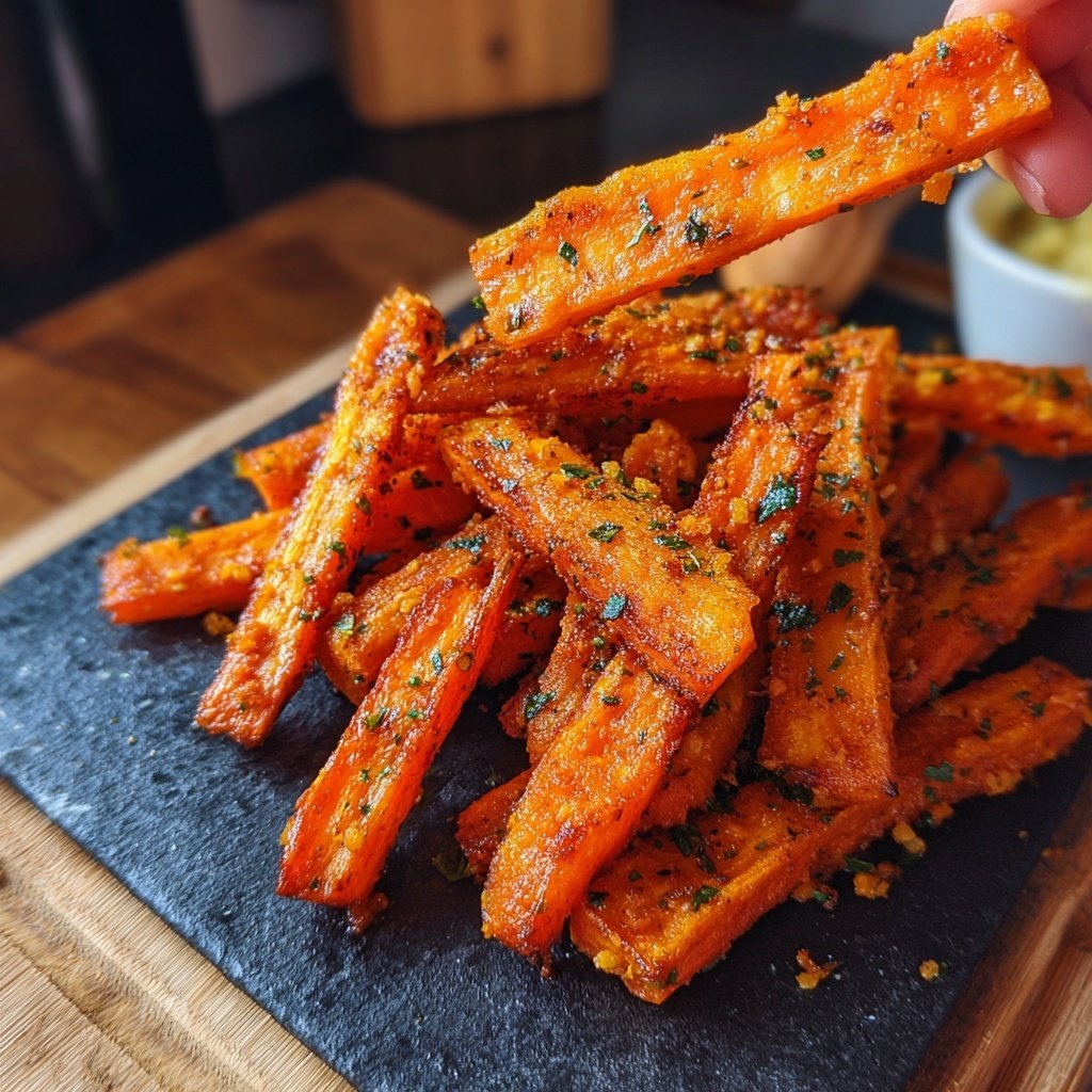 Ginger Garlic Carrot Sticks