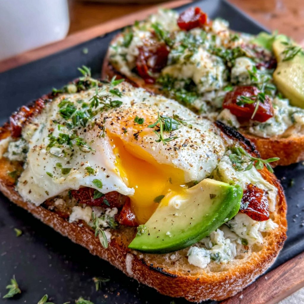 Egg and Avocado Spring Brunch Boat