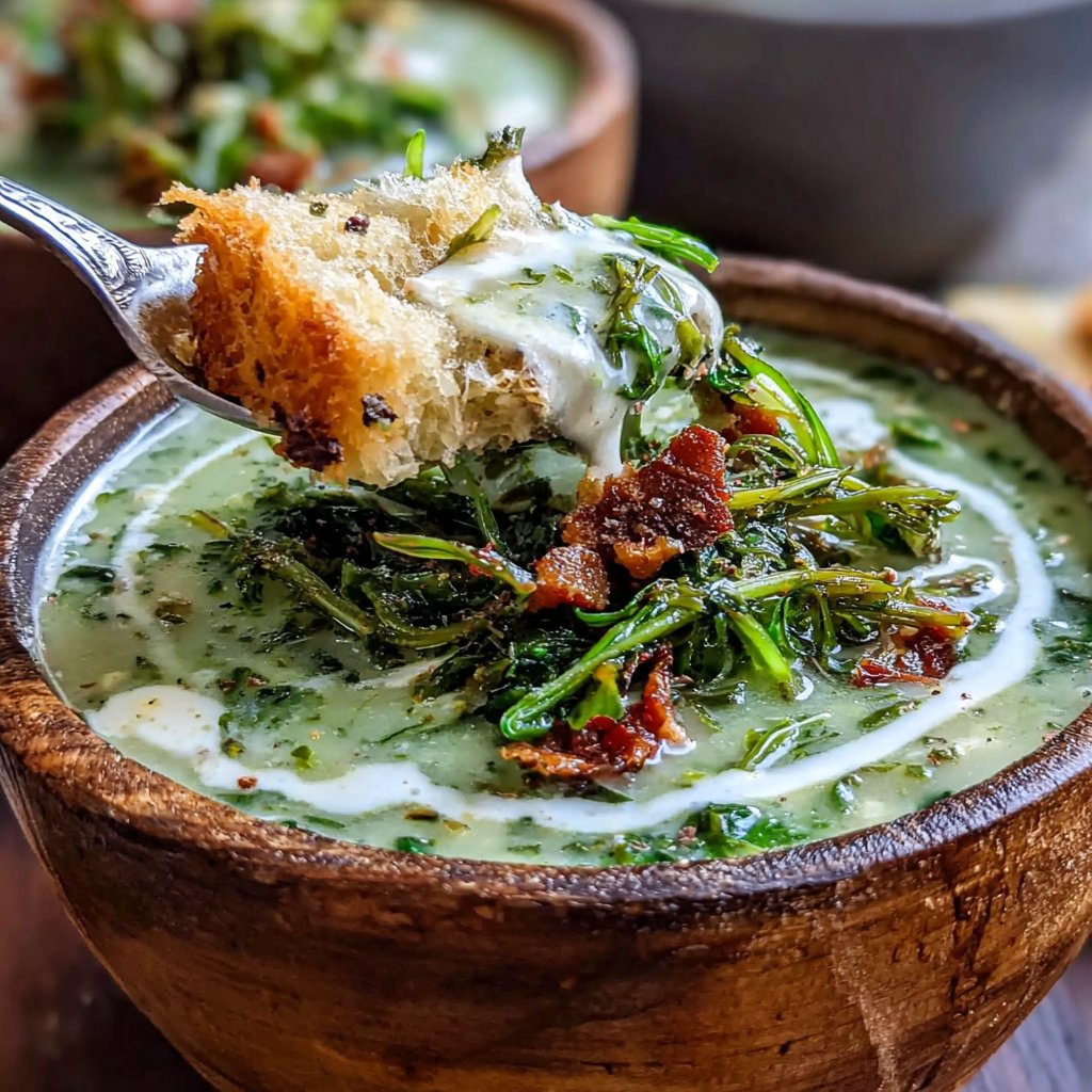 Creamy Dandelion Soup Recipe