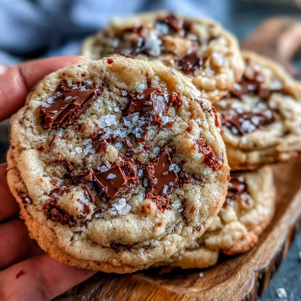 Brown Butter & Sea Salt Chocolate Chunk Cookies