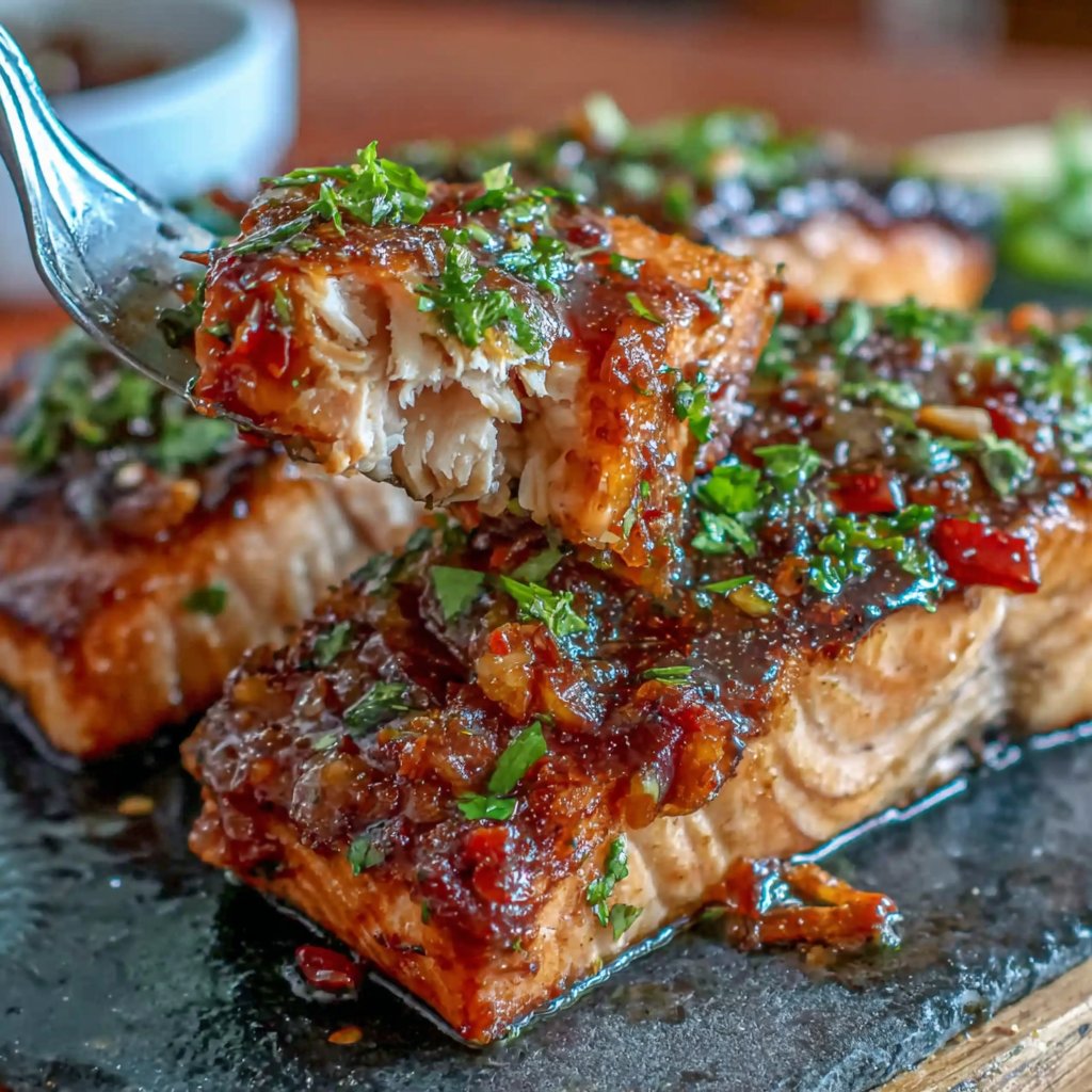 Sticky Sweet Chili Salmon