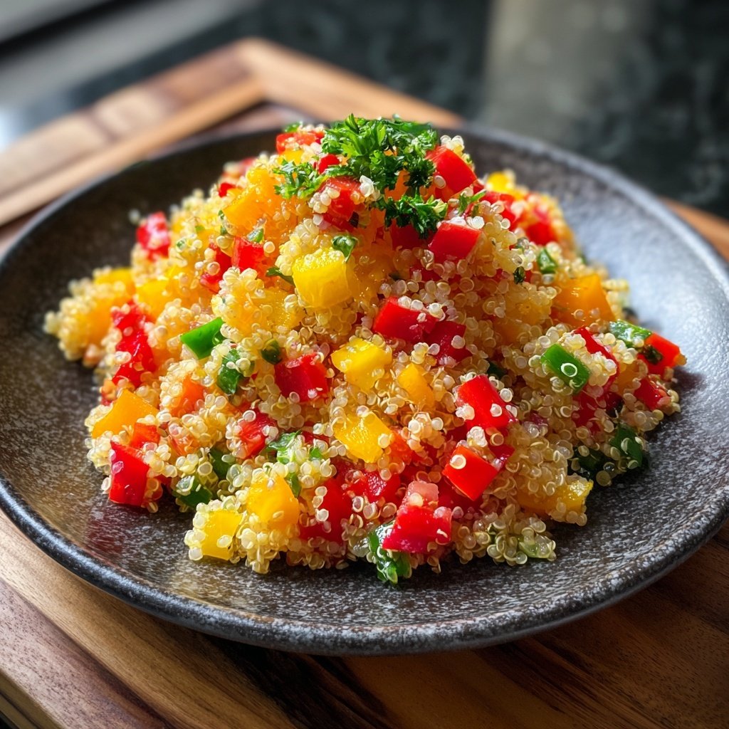 Sweet Pepper with Quinoa Salad