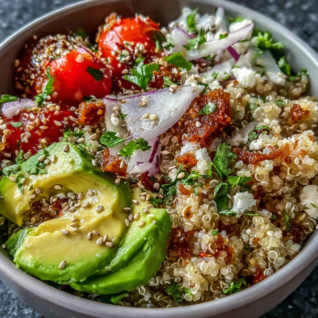 Colorful Grain Bowl Lunch