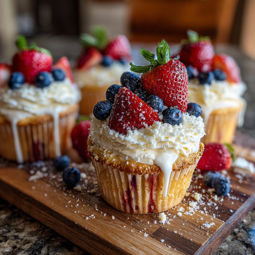 Berry Bliss Spring Cupcakes