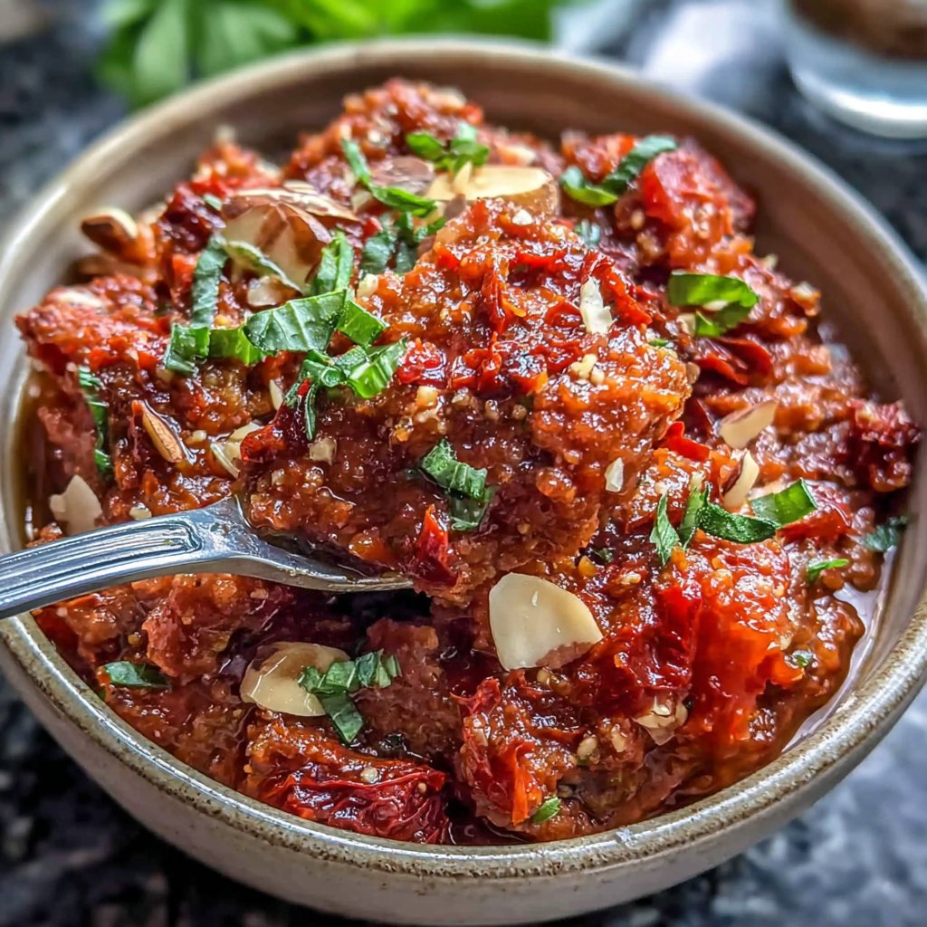 Sun-Dried Tomato & Almond Pesto