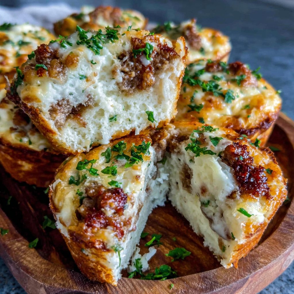 Breakfast Sausage and Egg Muffins